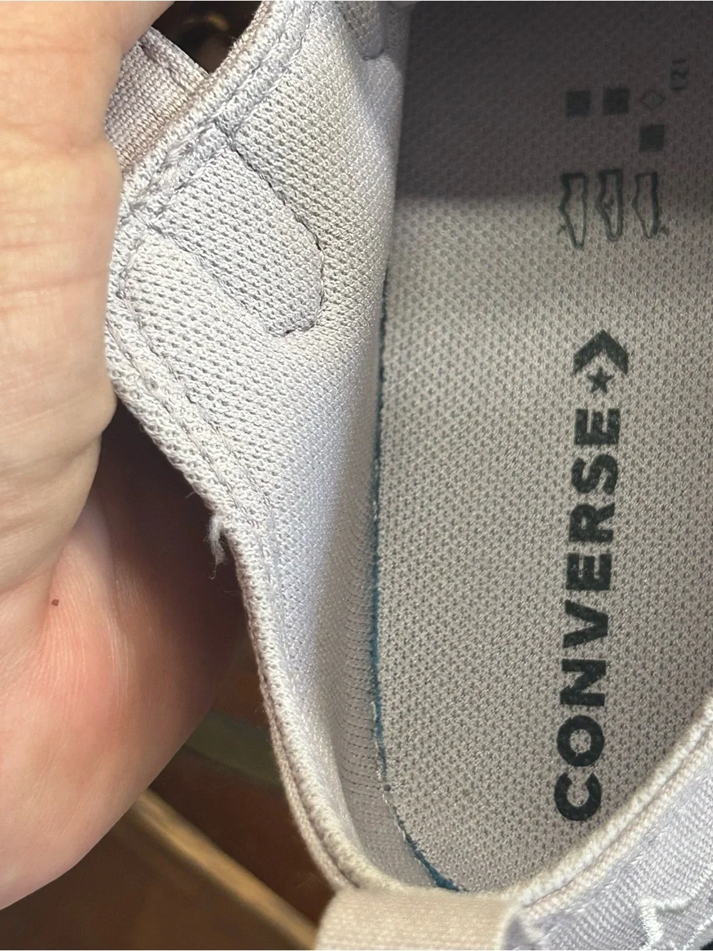 Converse baby Lavender Star Velcro Sneakers